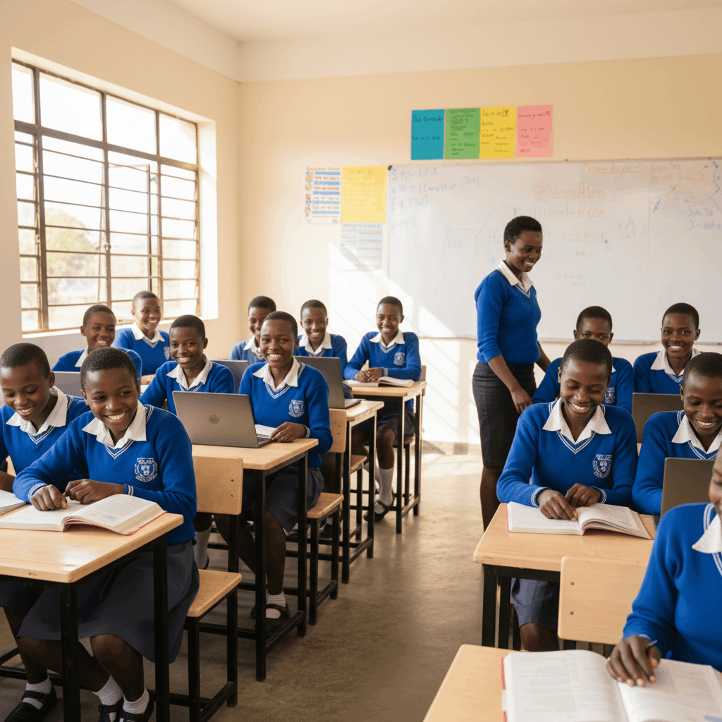 Students in classroom