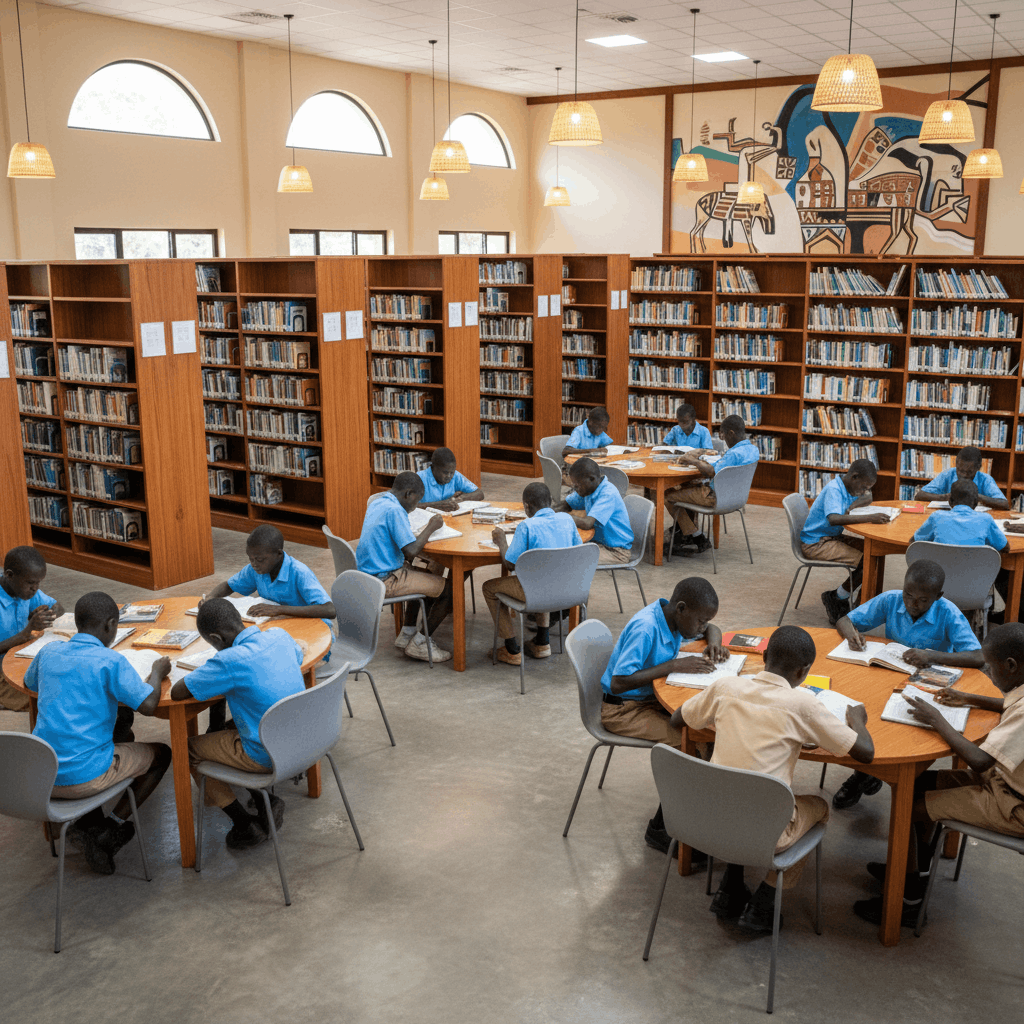 Library study session